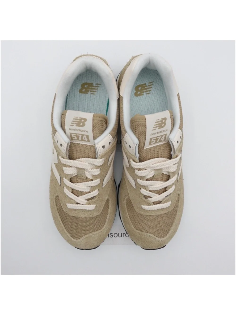 NEW Size 8.5 Women's New Balance 574 Suede Sneakers WL574CUL Boulder/Permafrost